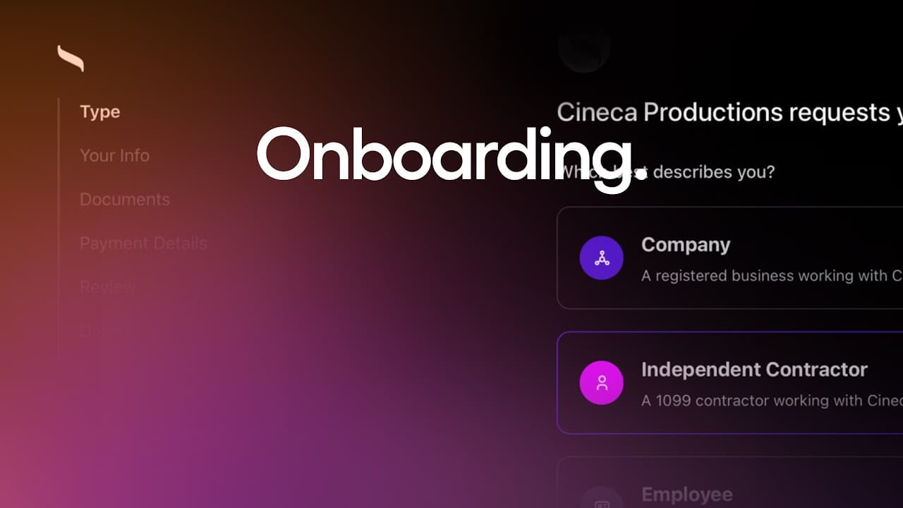Vendor Onboarding