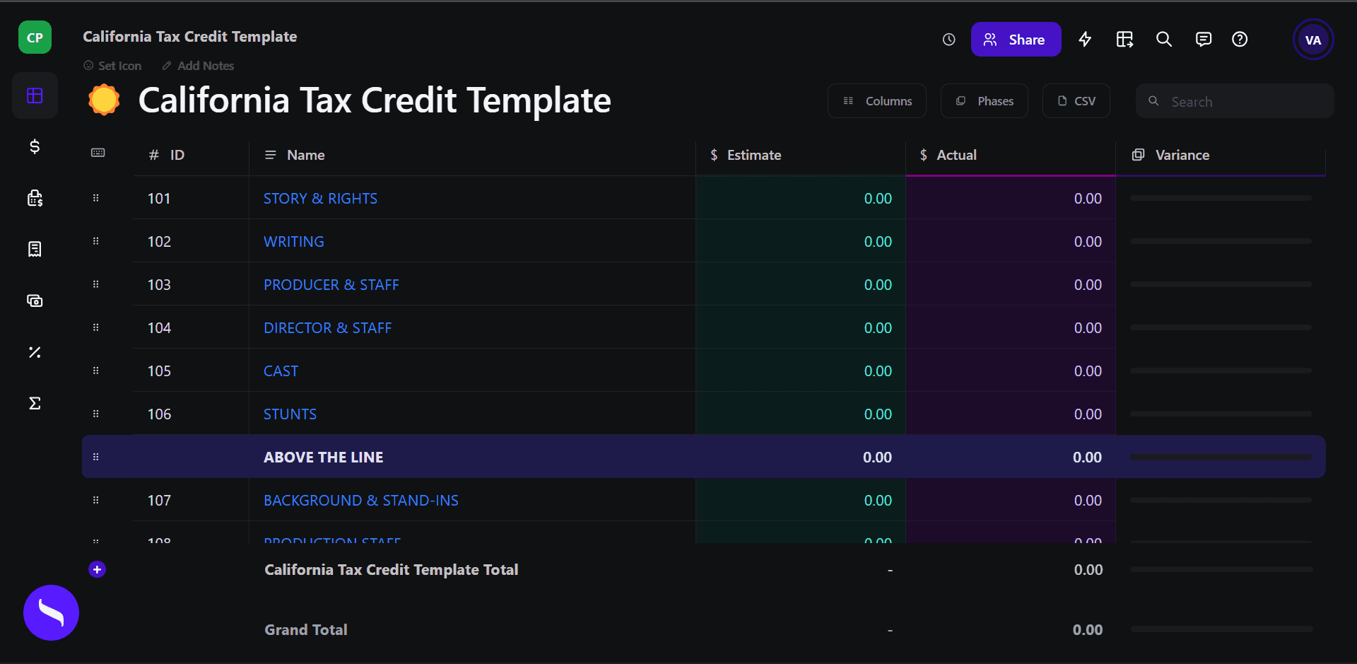 California Tax Credit
